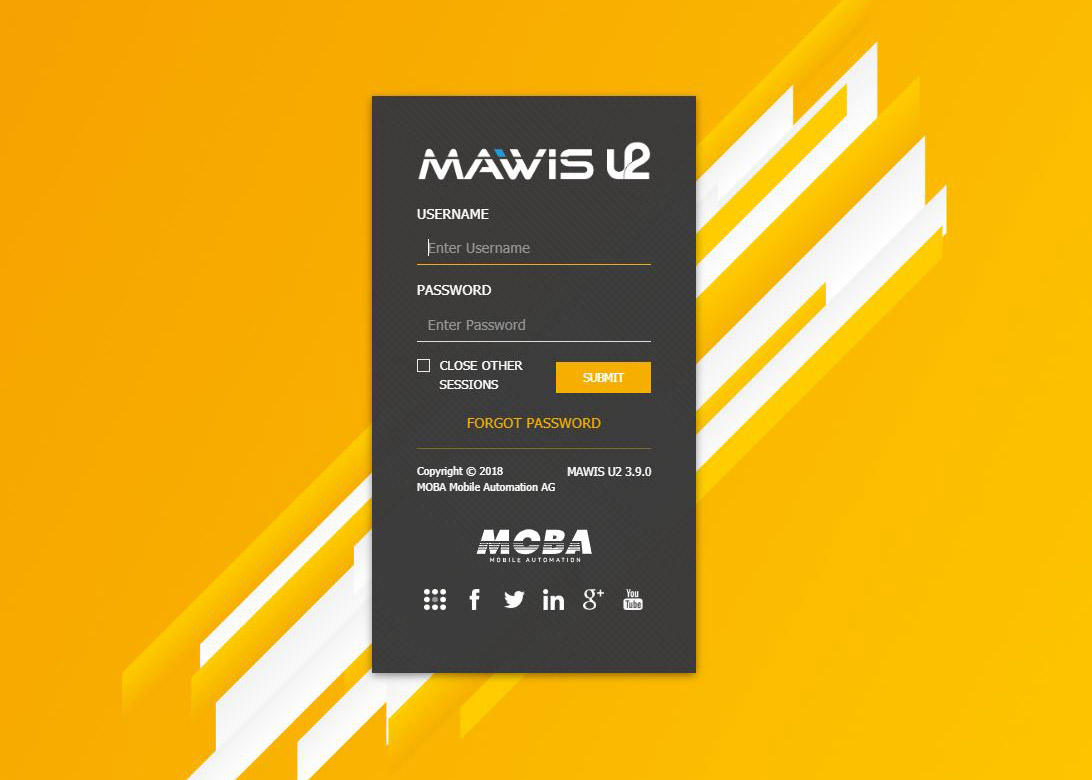new Login MAWIS U2 